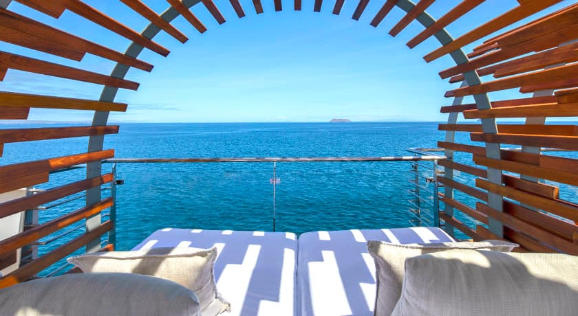 <span style="font-size: 8pt;">Glamping Cabana on Celebrity Flora / Photo courtesy of the cruise line</span>