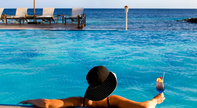 Infinity Pool at Avila Beach Hotel, Curacao / Courtesy of the property