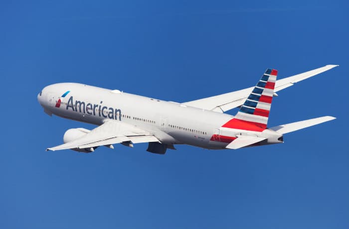 American Airlines airplane / santirf/iStock