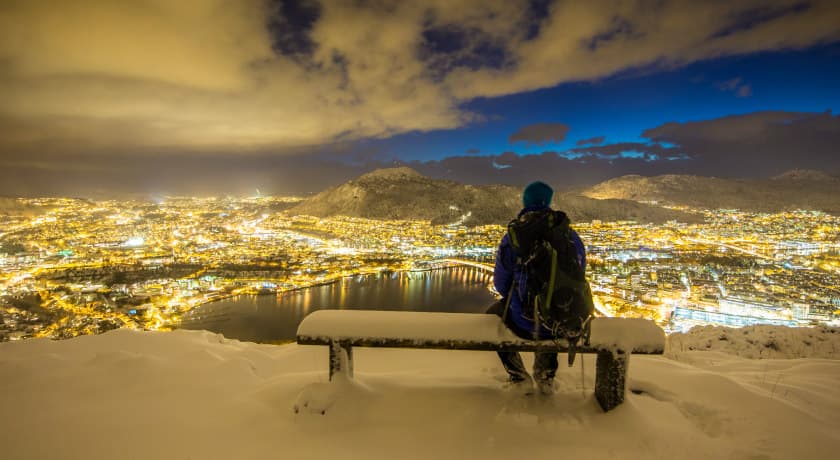 Bergen, Norway aerial view / Visit Bergen/Espen Haagensen