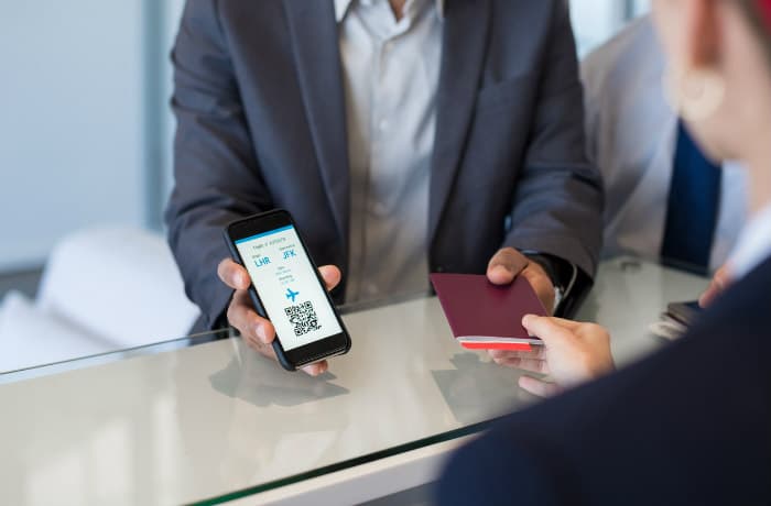 Mobile boarding pass / Ridofranz/iStock