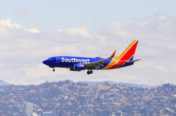 Southwest Airlines airplane / mixmotive/iStock