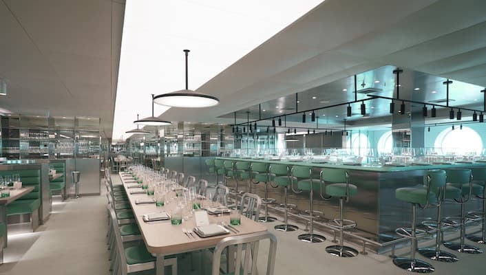 Test Kitchen Restaurant aboard Virgin Voyages' Scarlet Lady  / Courtesy of the cruise line