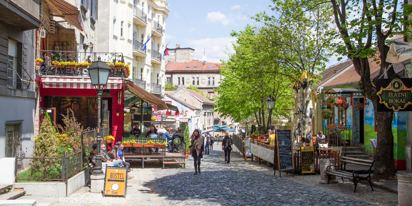 Skadarlija in Belgrade / iStock / Makinwa