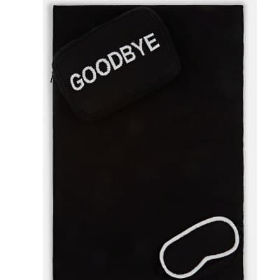 LISA PERRY Hello & Goodbye Cashmere Travel Set